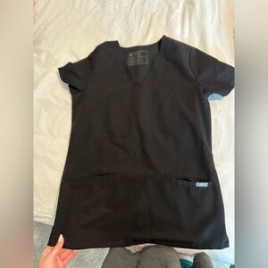FIGS SCRUB DOUBLE POCKET TOP